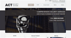 Desktop Screenshot of actsecurity.co.uk